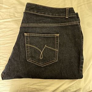 Vintage JMS scratch classic dark blue denim jeans